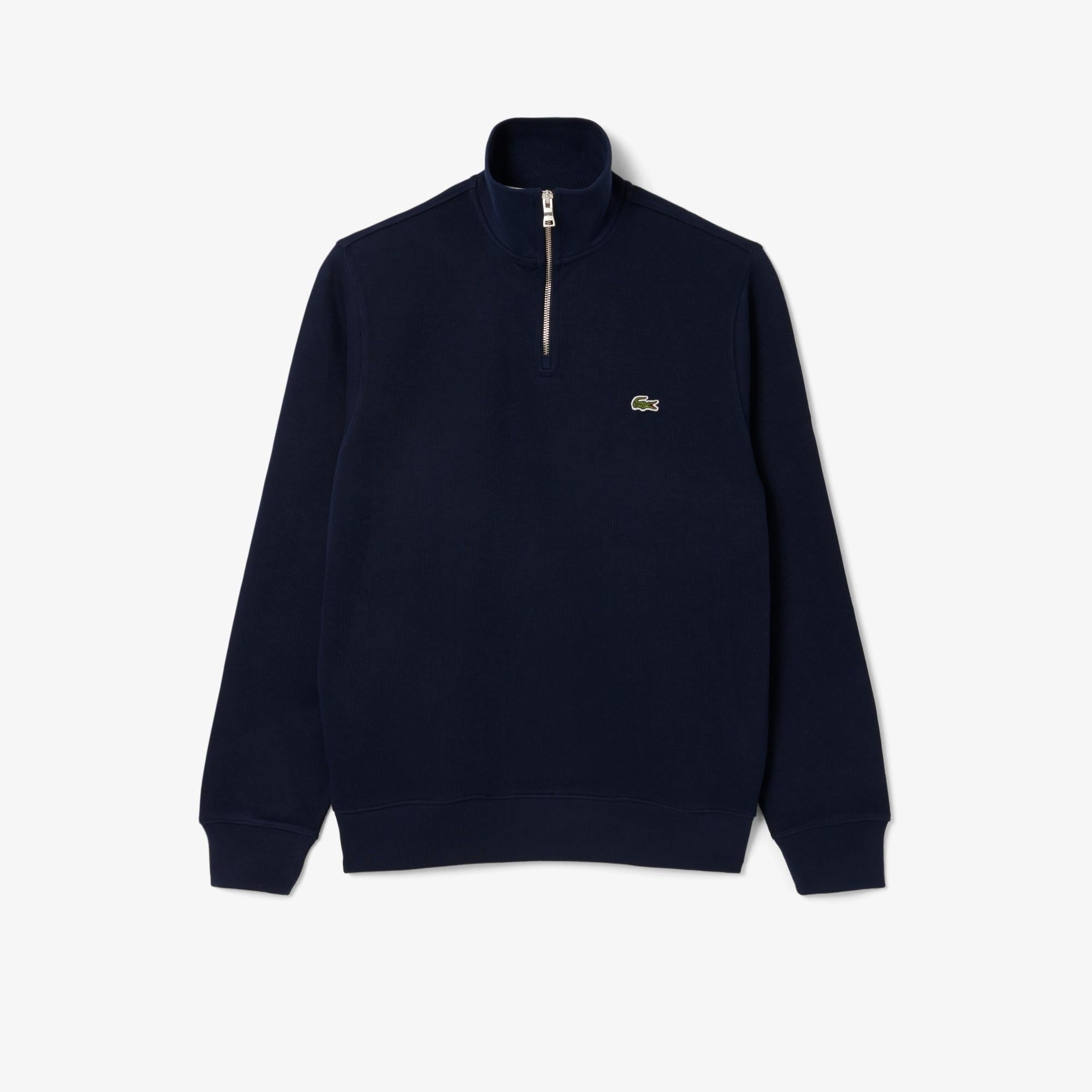 Maglia in cotone a mezza zip SH1927 166 LACOSTE
