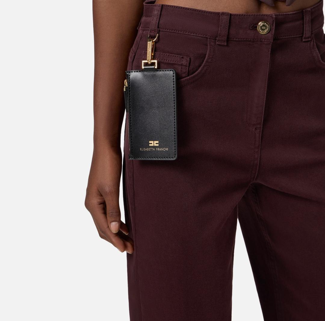 Jeans in drill di cotone PJ04D56E2 EA4 ELISABETTA FRANCHI