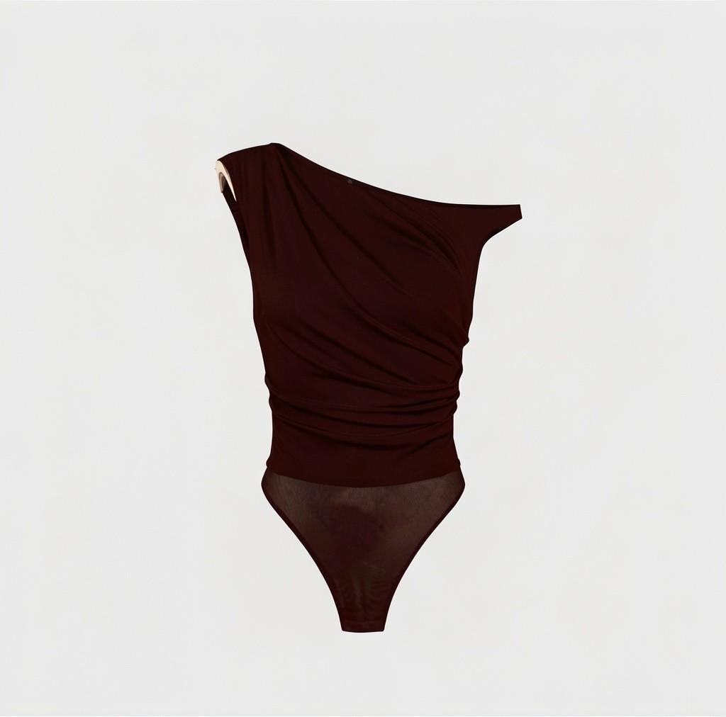 Body in jersey con spalla gioiello BO01361E2 EV9 ELISABETTA FRANCHI