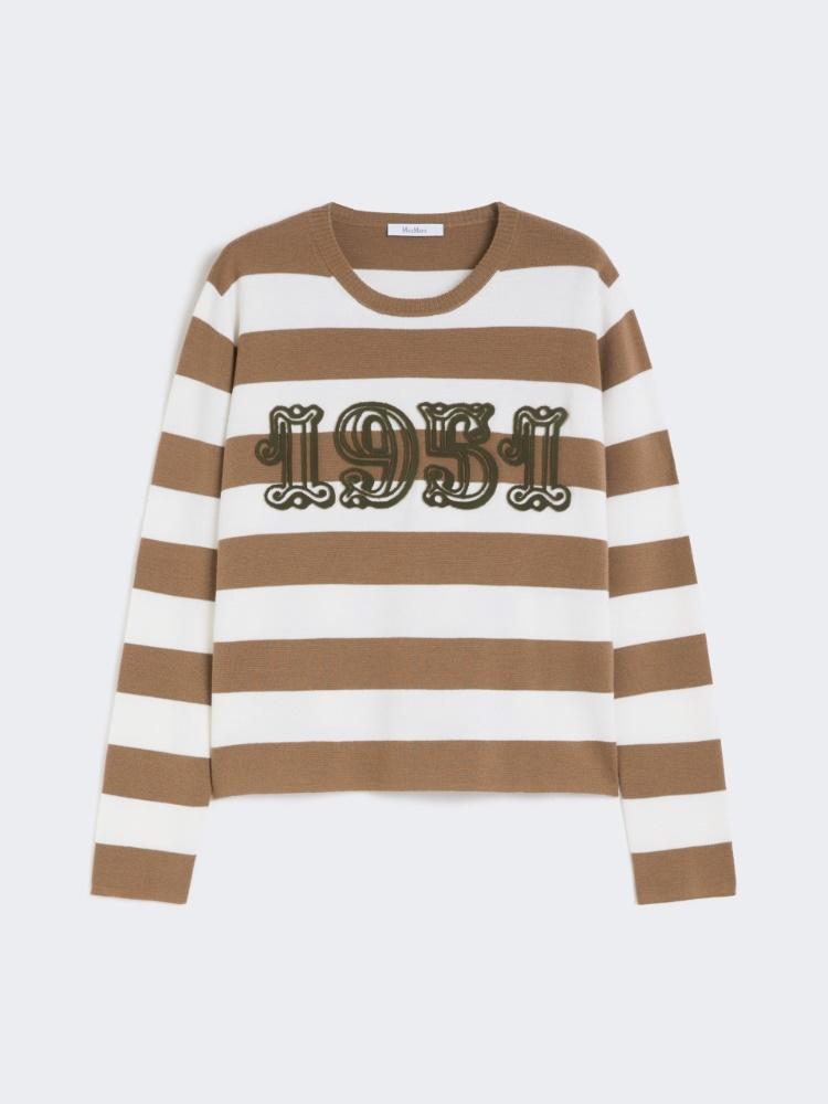 Maglia in lana con ricamo 1951 VITERBO 009 MAX MARA