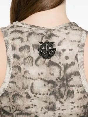 canotta con stampa pitonata<BR/><BR/> 106919A3DP CZ9 PINKO