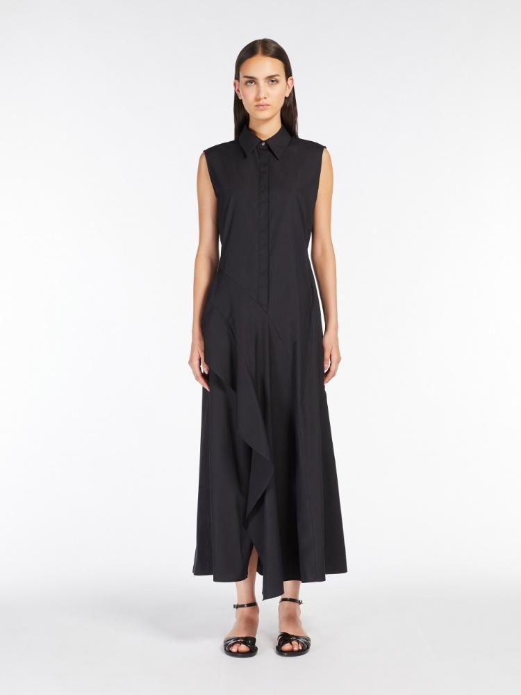 Abito A-line in popeline<BR/> KERAS 004 MAX MARA STUDIO