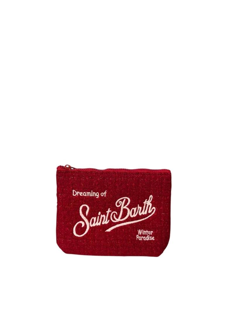 Pochette Aline Tweed lurex bordeaux ALI0027 01325I MC2 SAINT BARTH
