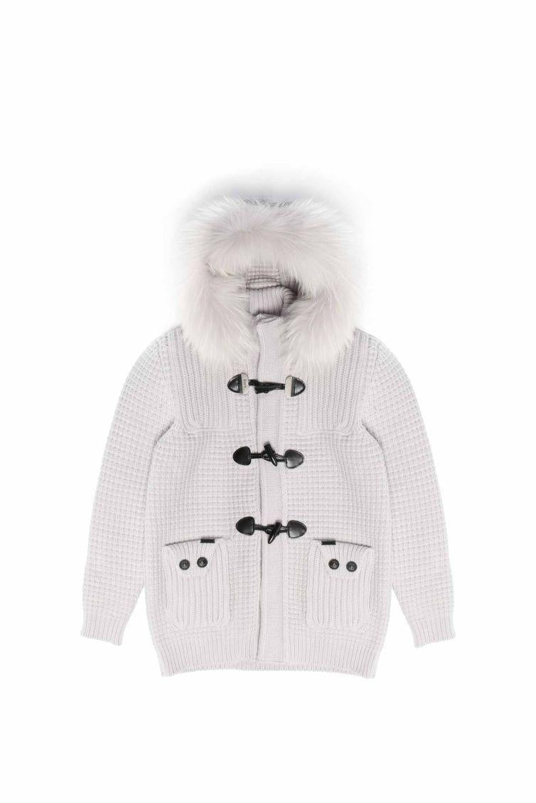 GIUBBOTTO UOMO BARK SHORT DUFFLE COAT W/MOURMASKY GHIACCIO 53B8001/C 180 BARK