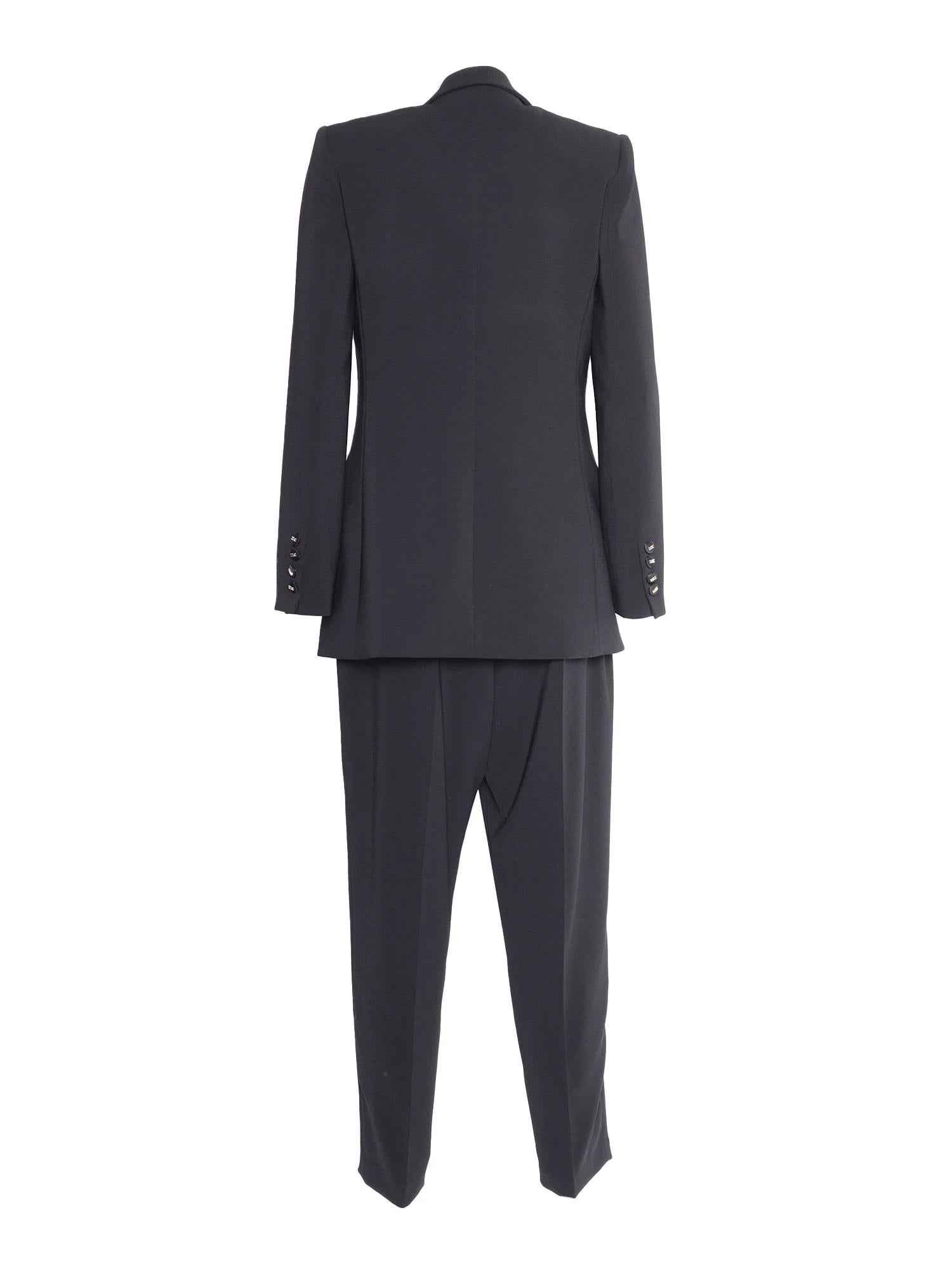 Tailleur in crêpe con decorazione logo TP00351E2 110 ELISABETTA FRANCHI