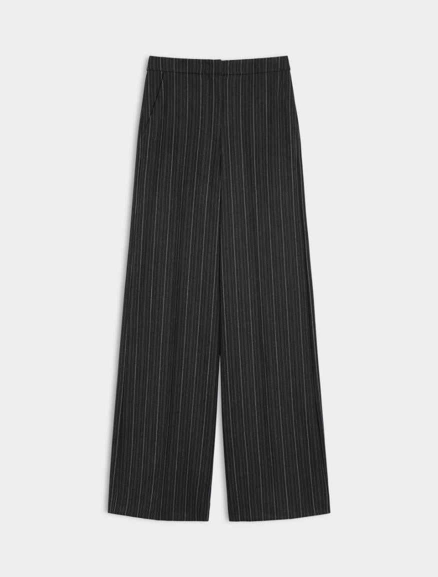 Pantalone dritto in tessuto tecnico gessato FEZ 007 IBLUES