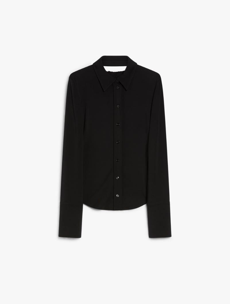 Camicia aderente in jersey crêpe CANDIDO 003 SPORTMAX