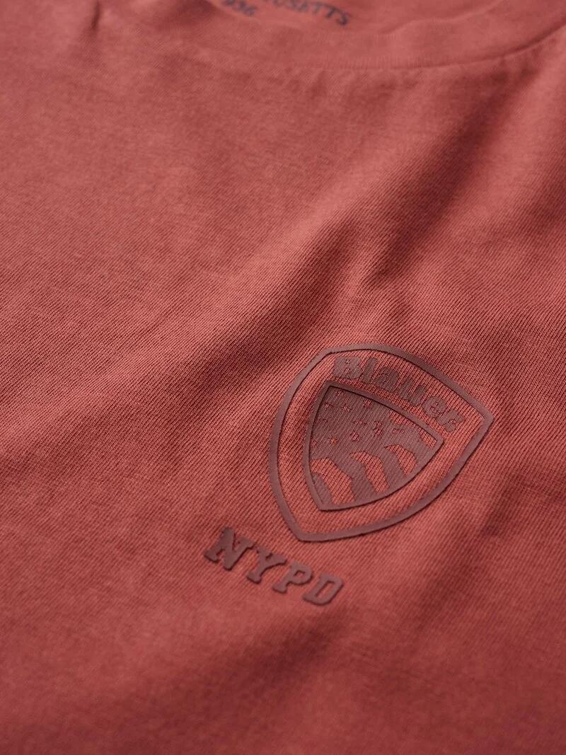 T-SHIRT LOGO IN TONO EUTAW<BR/> BLUH02302 7439/586 BLAUER