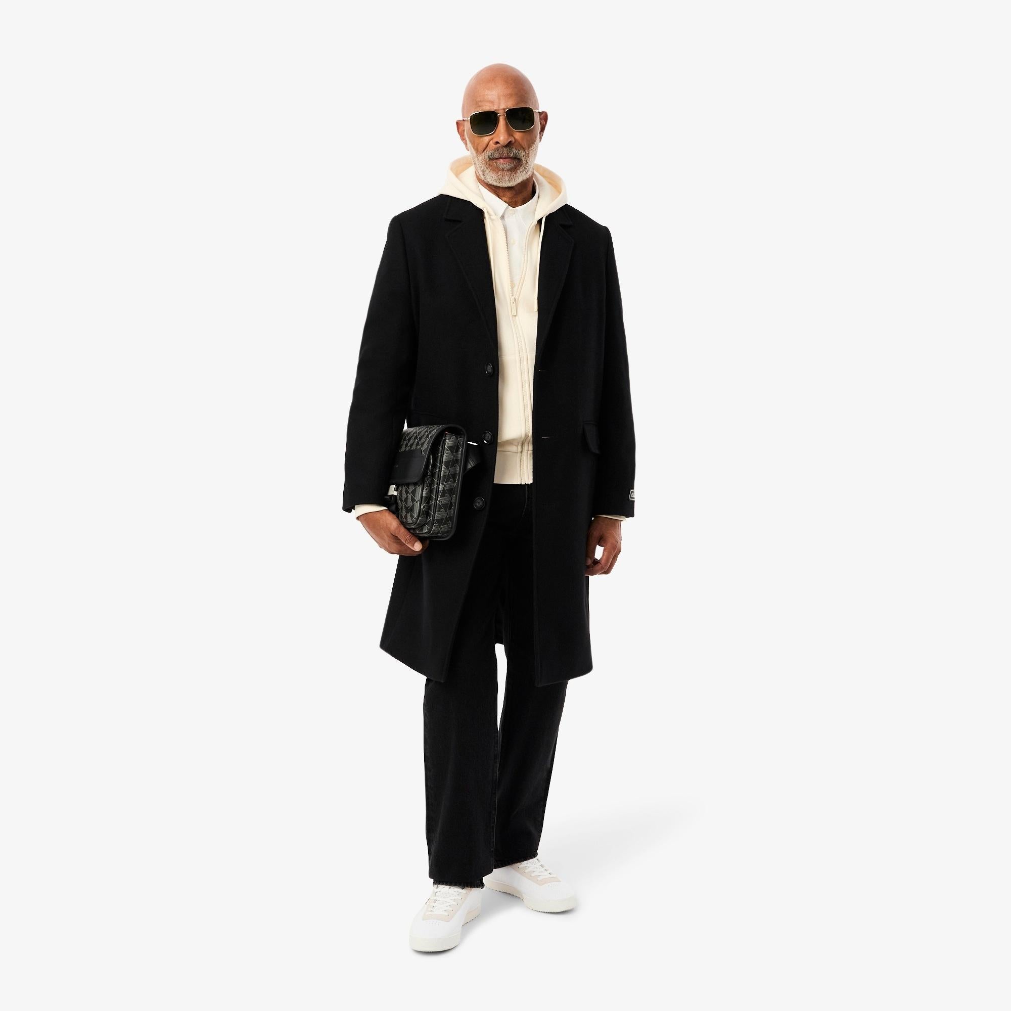 Felpa con cappuccio in cotone con zip SH9626 XFJ LACOSTE