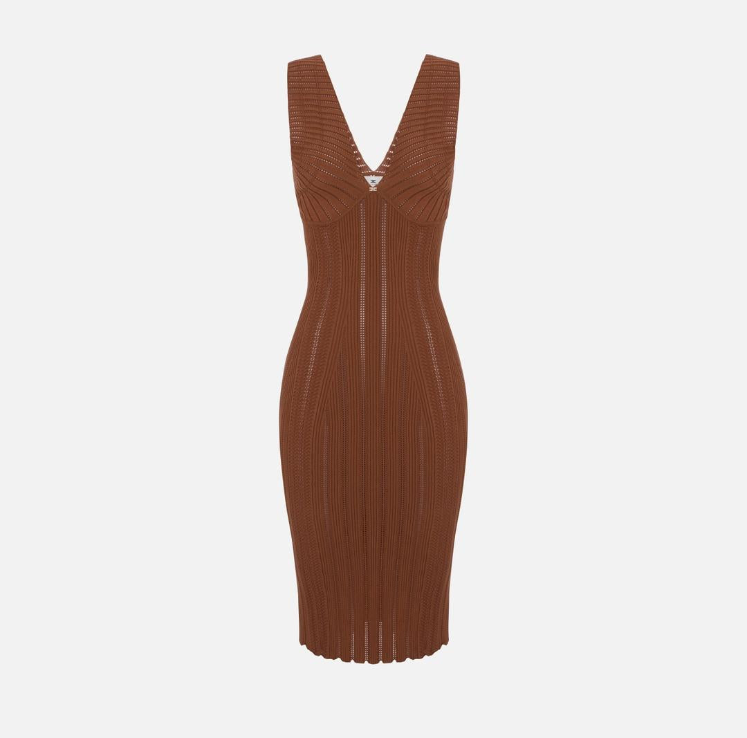 Abito in maglia à jour AM36B62E2 600 ELISABETTA FRANCHI
