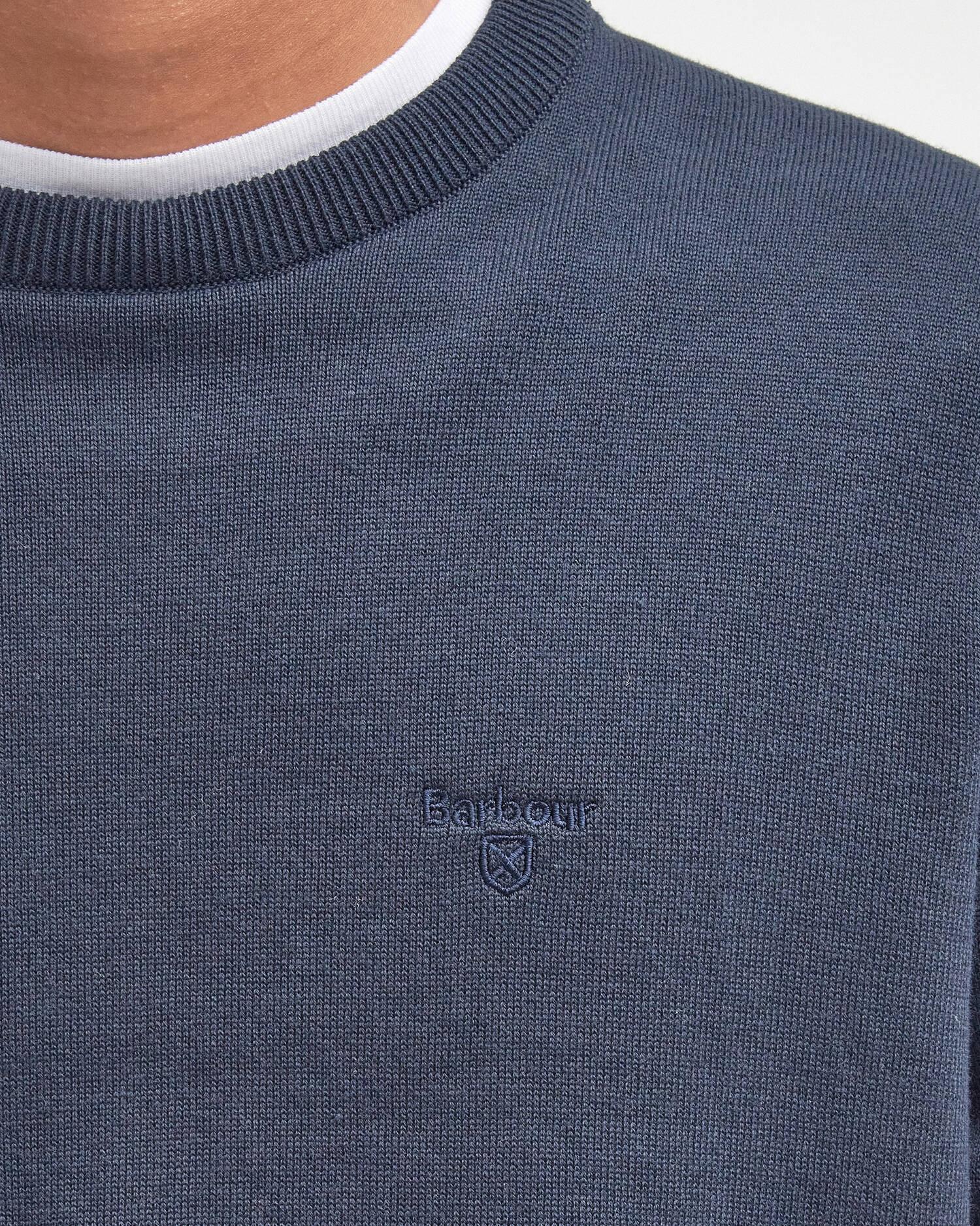 Maglione girocollo in cotone Pima<BR/> MKN0932MKN NY91 BARBOUR