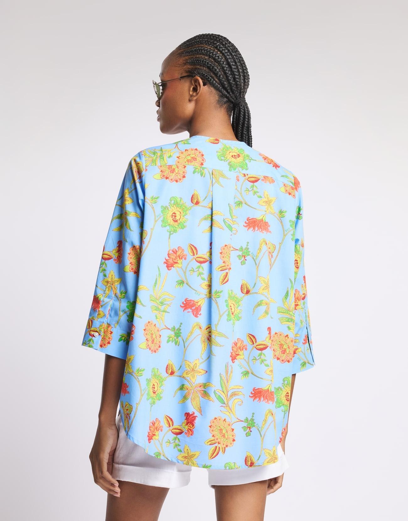 Camicia Comfort Fit in Popeline<BR/> NCWA5525720ZGH U006 FAY