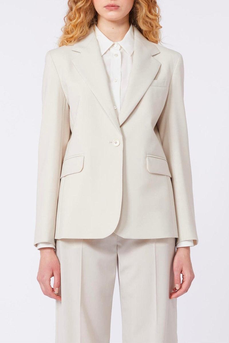 WKDLAMINE<BR/>Blazer in lana stretch WKDLAMINE 011 WEEKEND