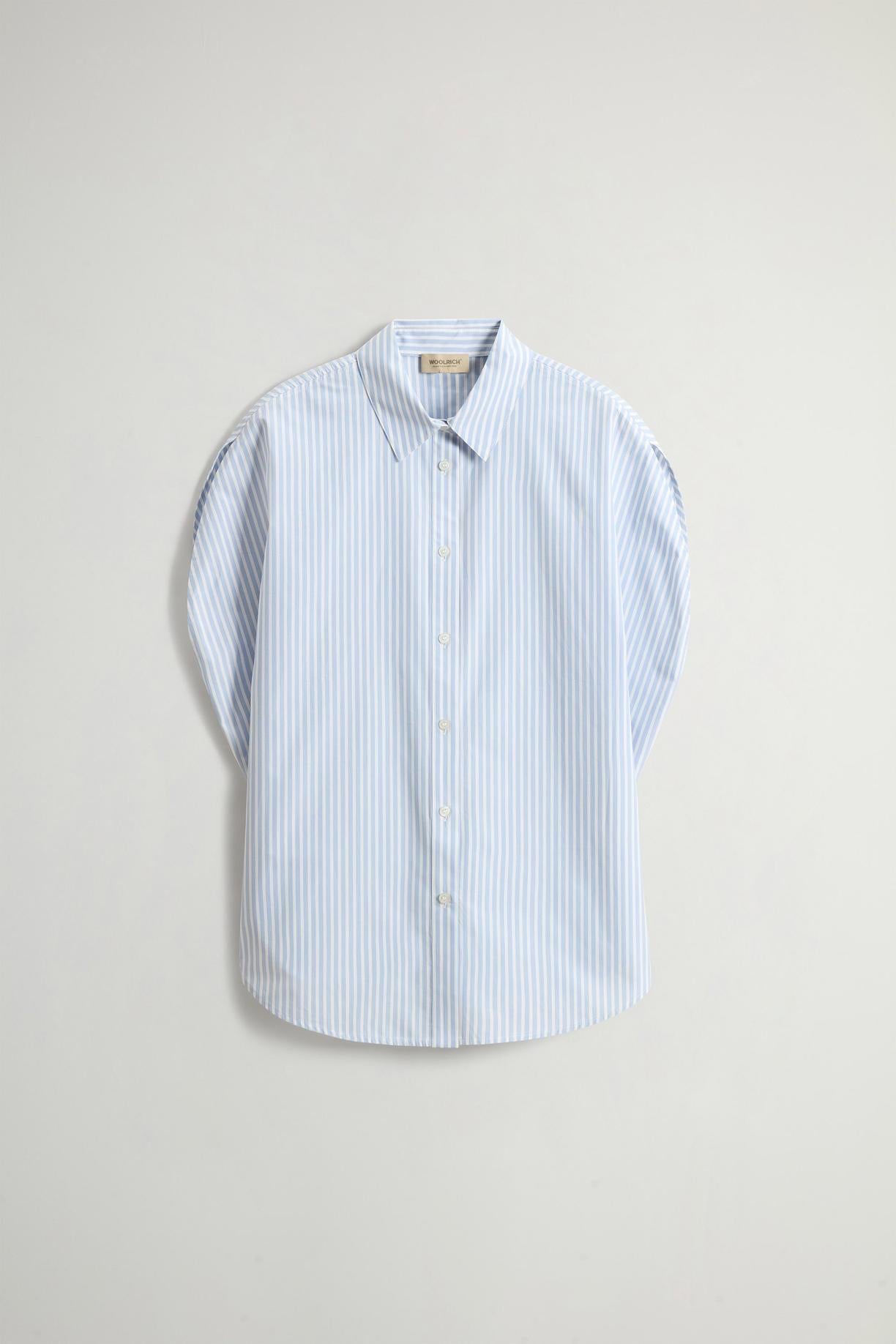 Blusa in popeline di puro cotone a righe<BR/> CFWWSI2021FRUT5378 31199 WOOLRICH
