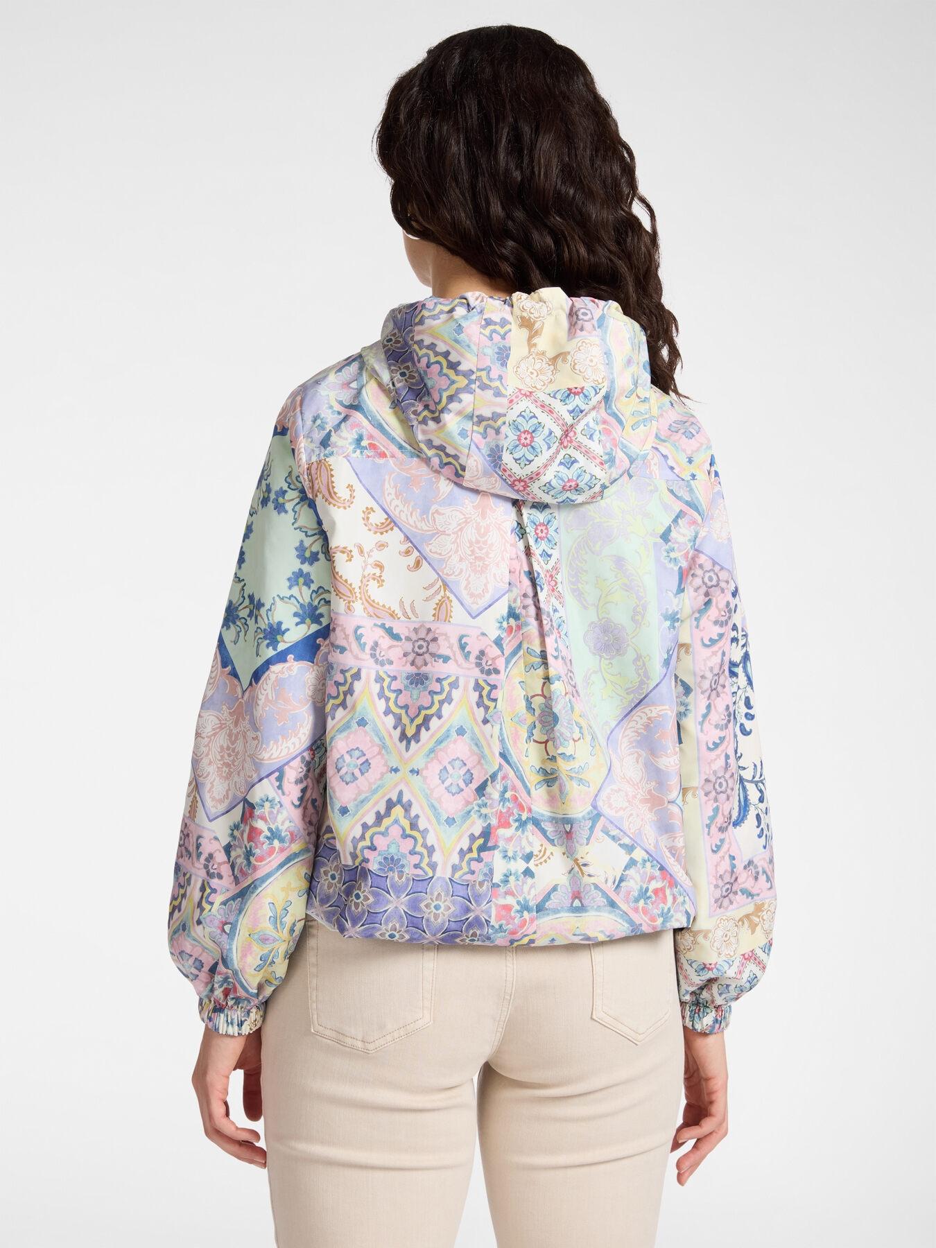 Parka reversibile stampato con cappuccio<BR/> F048P000193N 23 ELENA MIRO