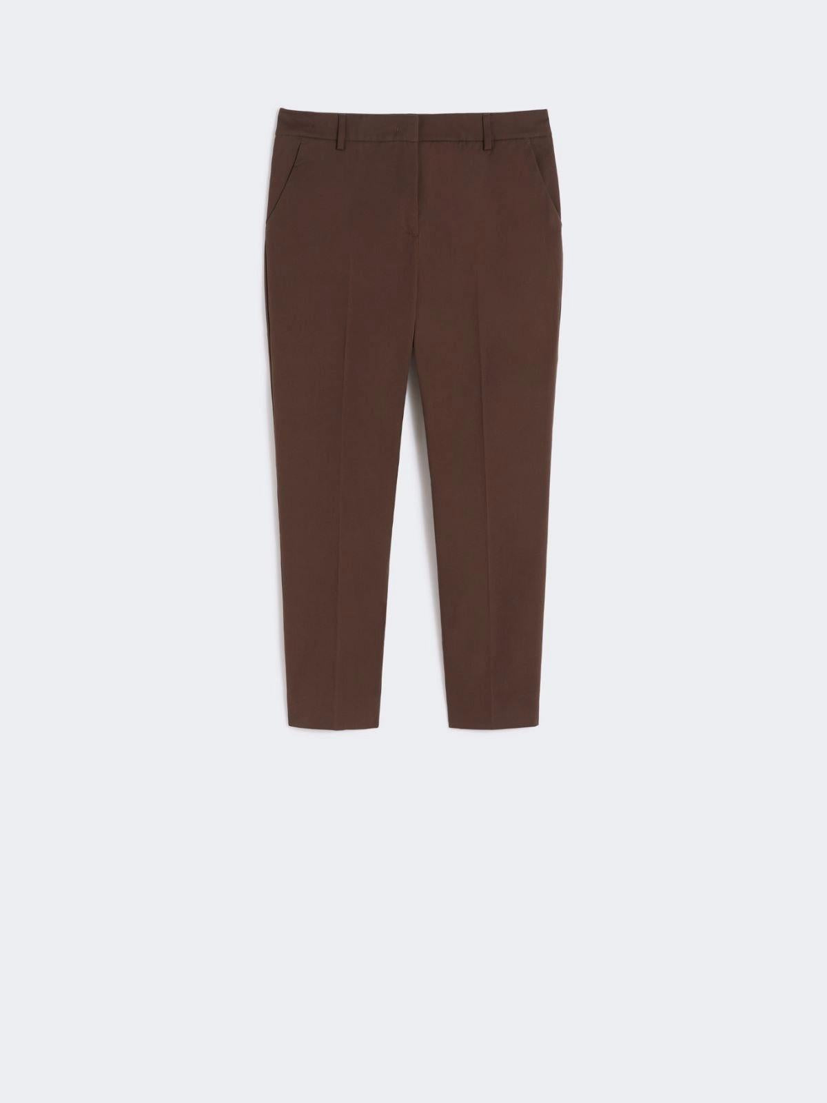 Pantalone slim fit in cotone stretch - CIOCCOLATO<BR/> WKDCECCO 031 WEEKEND