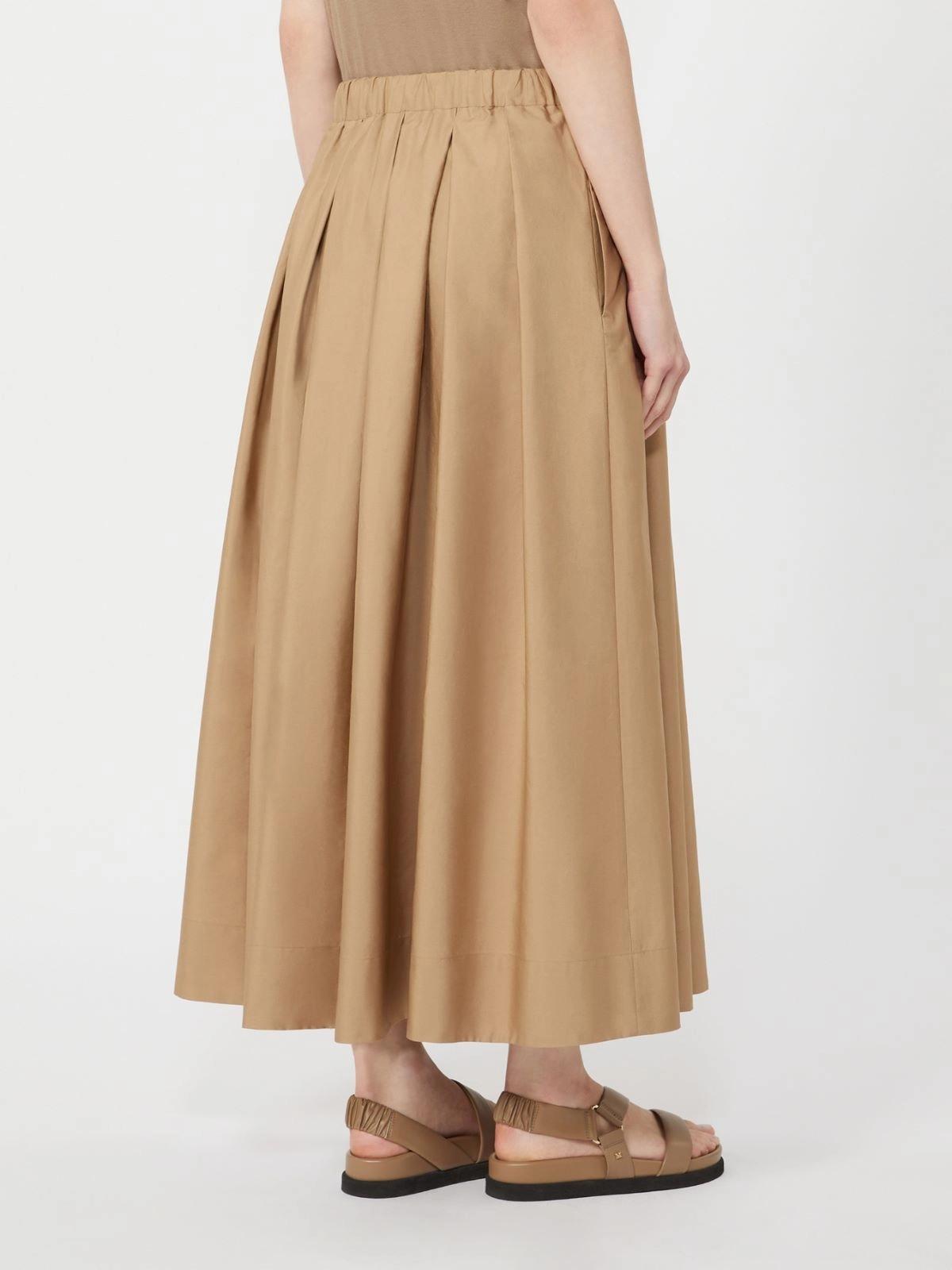 Gonna in popeline di cotone - Deserto<BR/> SMMPINETA 022 S MAX MARA 2