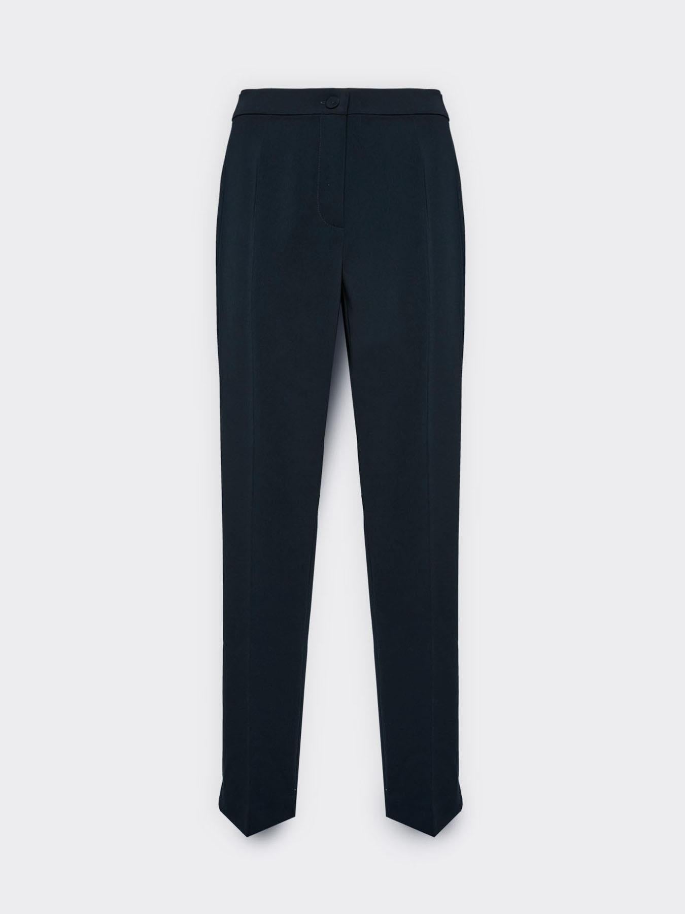 Pantaloni in cady<BR/> P019P000468N 34 ELENA MIRO