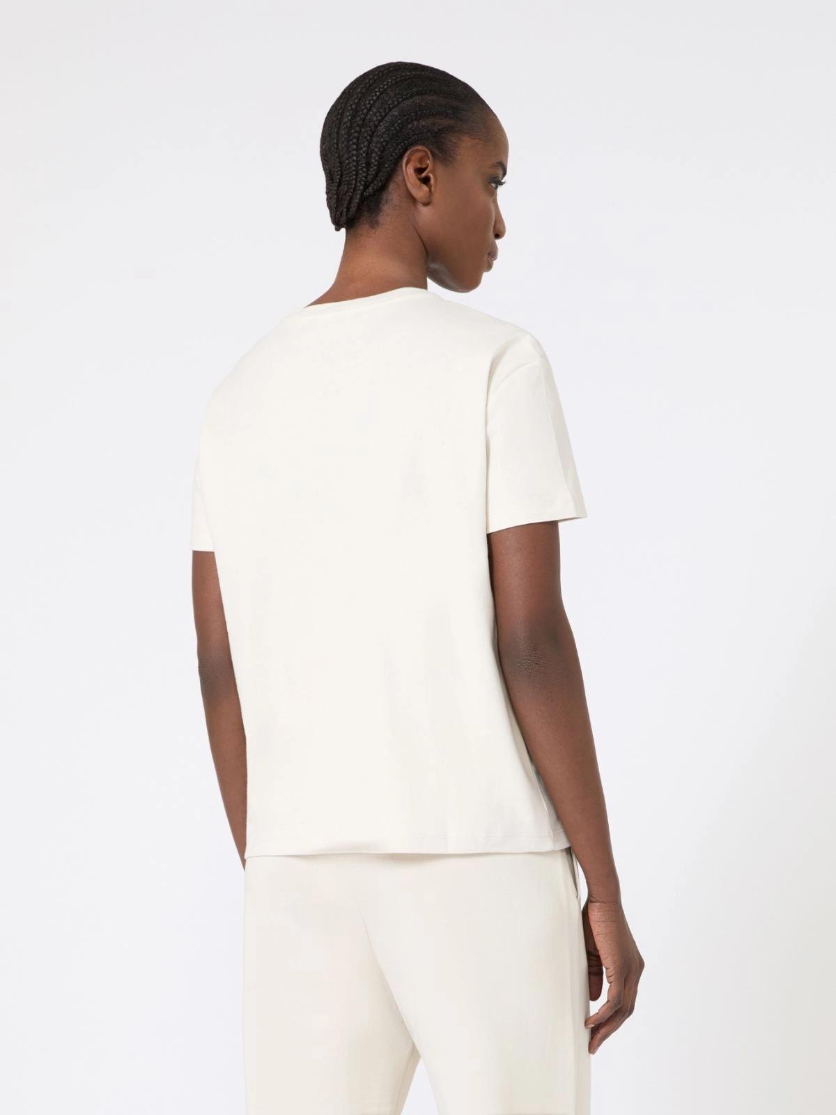SMMBELLA<BR/>T-shirt in jersey con ricamo SMMBELLA 001 S MAX MARA