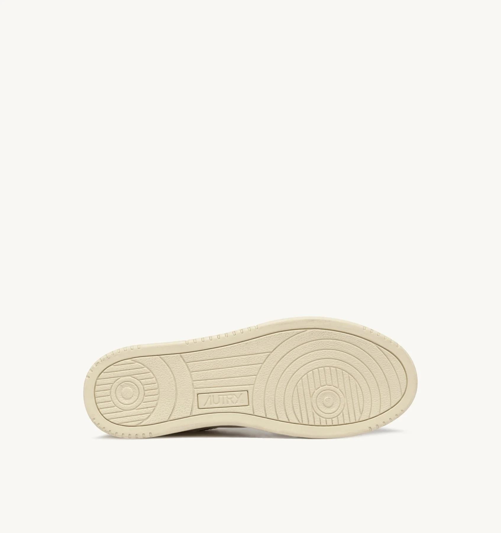 SNEAKERS DALLAS LOW IN PELLE BIANCA ADLM MR01 AUTRY ACTION SHOES