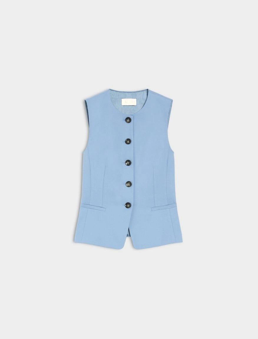 GILET GIROCOLLO<BR/>Carta Da Zucchero IBLZATTERA 003 IBLUES