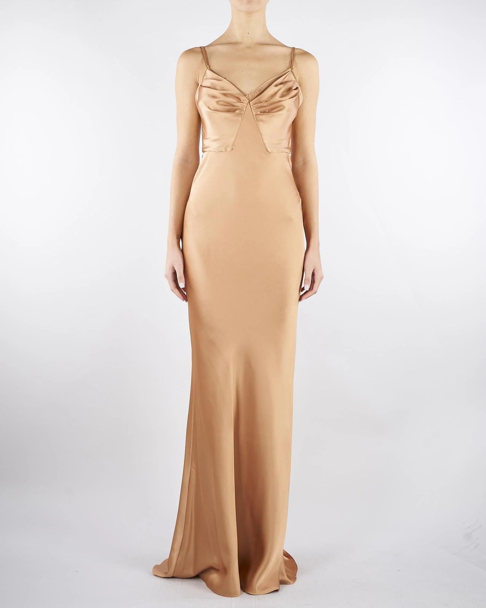 Abito Red Carpet in raso<BR/> ABR3362E2 EV8 ELISABETTA FRANCHI