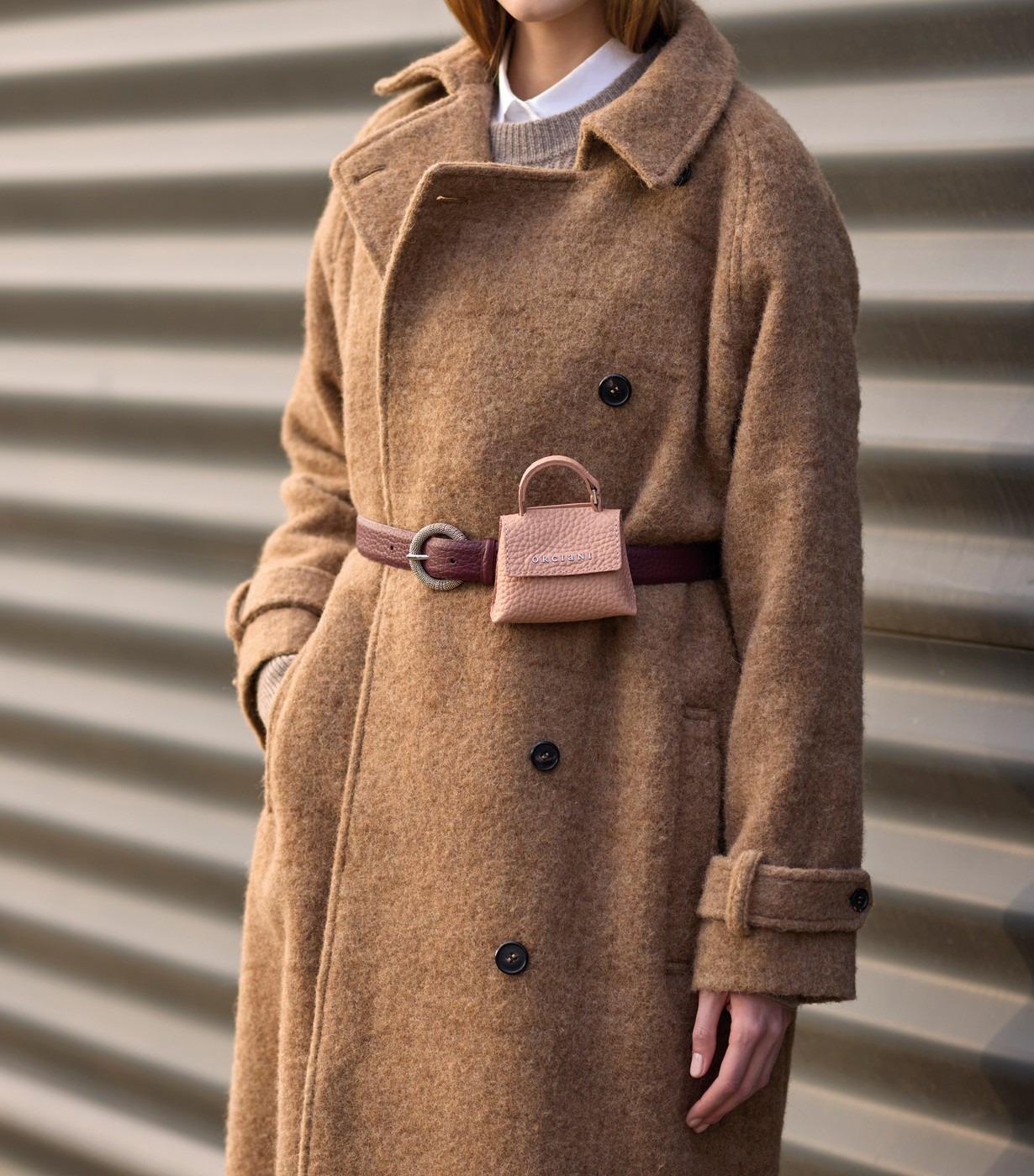 Charm Mini Sveva Soft in pelle<BR/> CHA023SOF GELSO ORCIANI