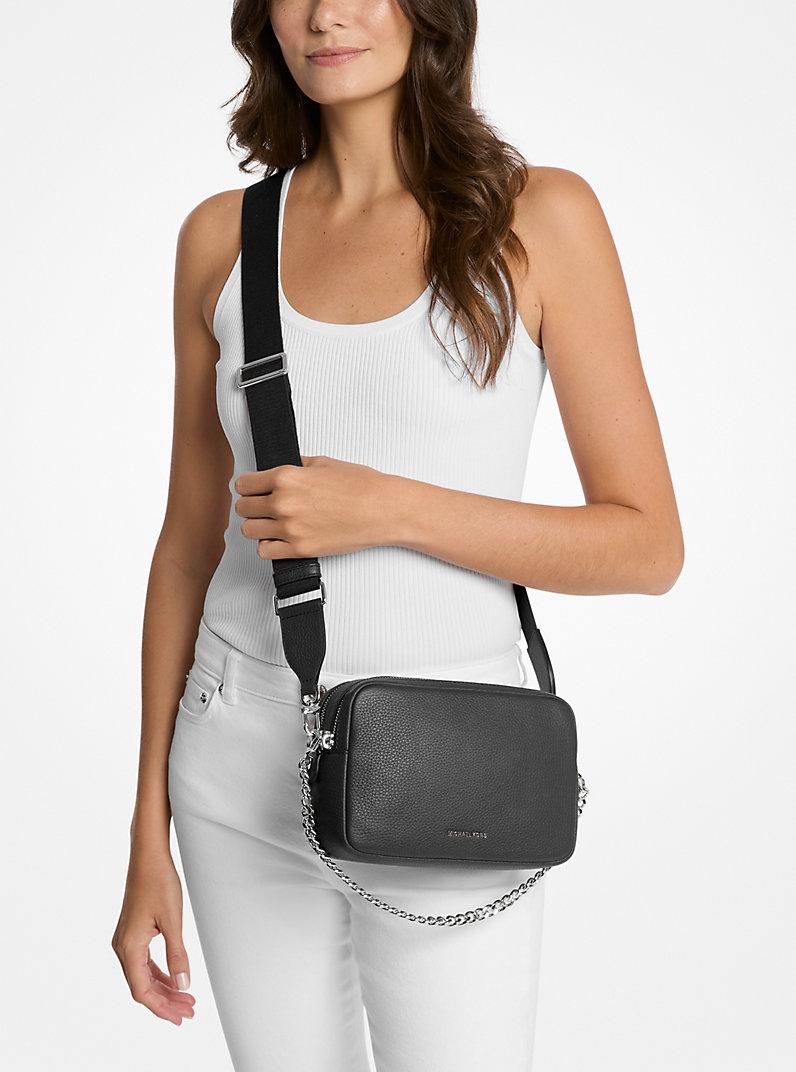 Camera bag a tracolla Bryant media in pelle martellata<BR/> 32S5SYTC5L 001 MICHAEL KORS