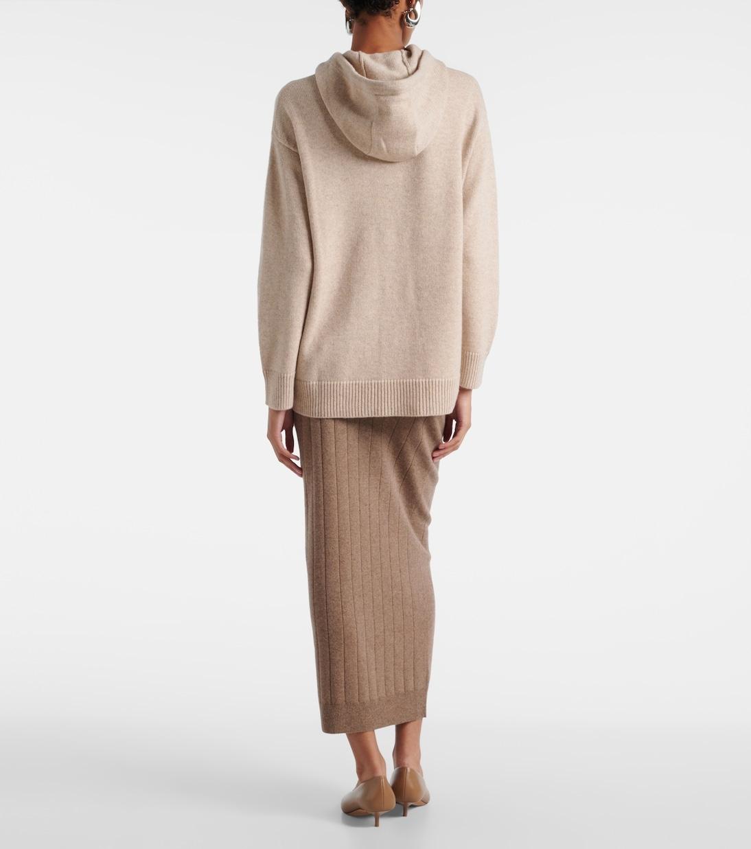 Felpa con cappuccio in lana e cachemire LIANA 006 MAX MARA