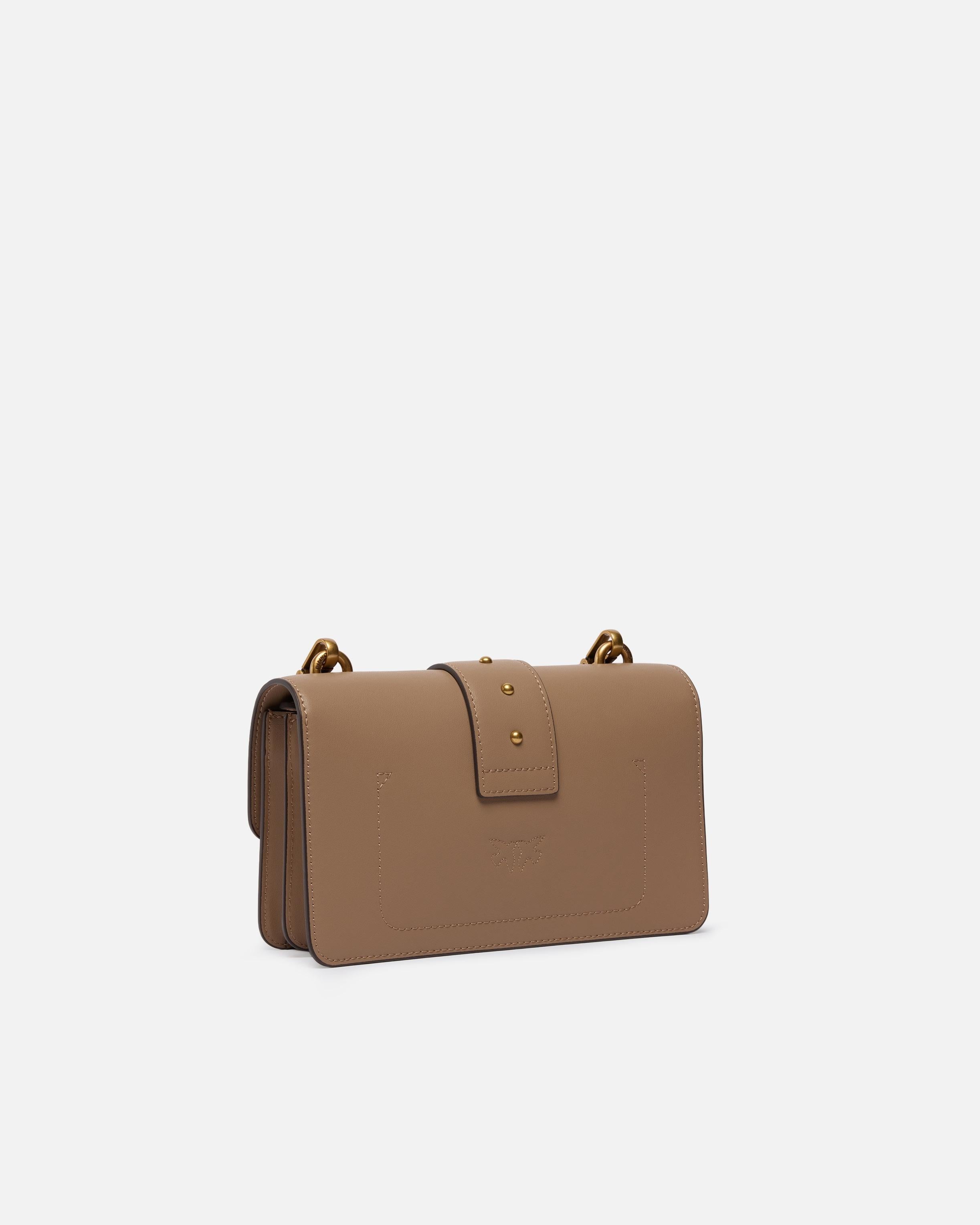 love one mini<BR/>Borsa a tracolla piccola Love Bag One in pelle<BR/><BR/> 105856A0F1 D01Q PINKO