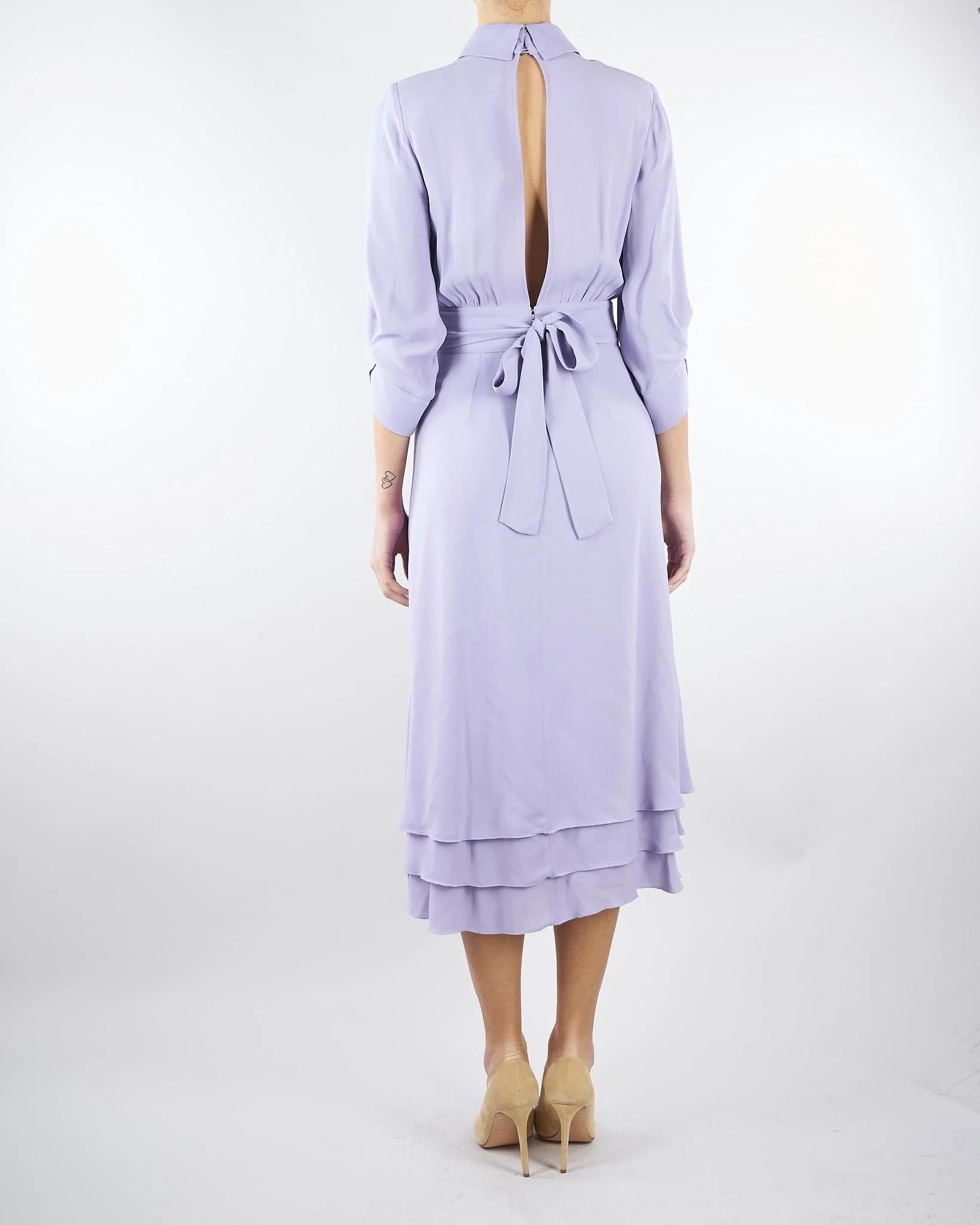 Abito in georgette di viscosa AB92361E2 EV7 ELISABETTA FRANCHI