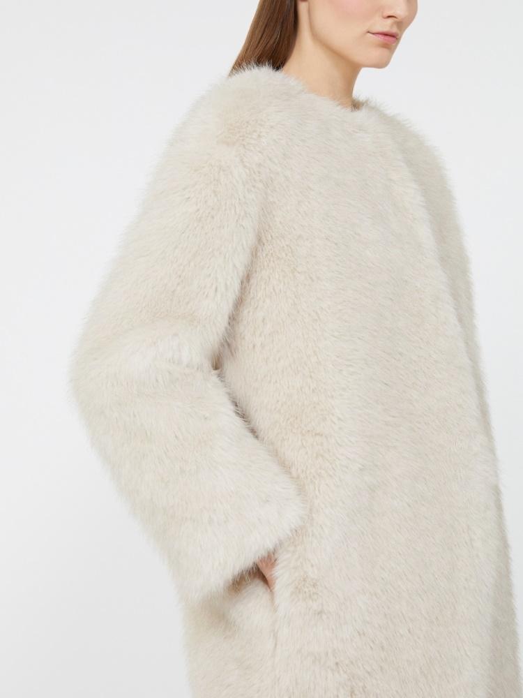Cappotto in tessuto effetto faux fur EROS 002 MAX MARA STUDIO