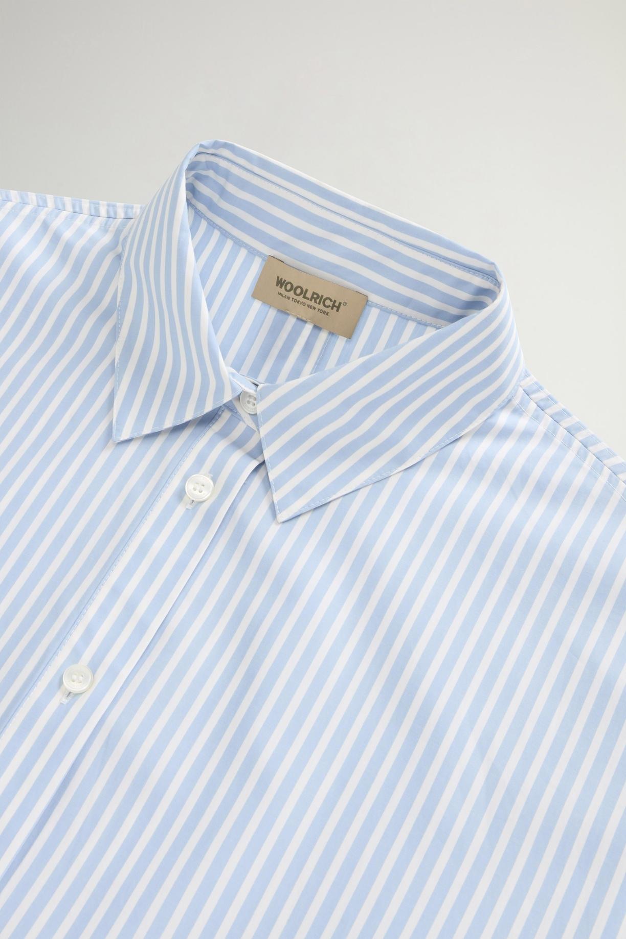 Blusa in popeline di puro cotone a righe<BR/> CFWWSI2021FRUT5378 31199 WOOLRICH