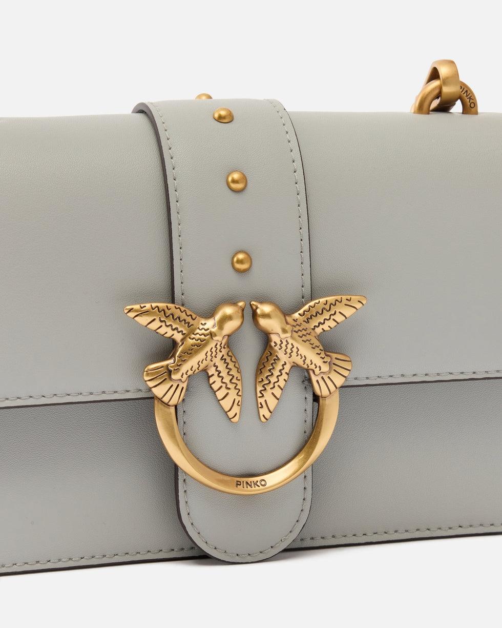 Borsa a tracolla piccola Love Bag One in pelle<BR/> 105856A0F1 K32Q PINKO