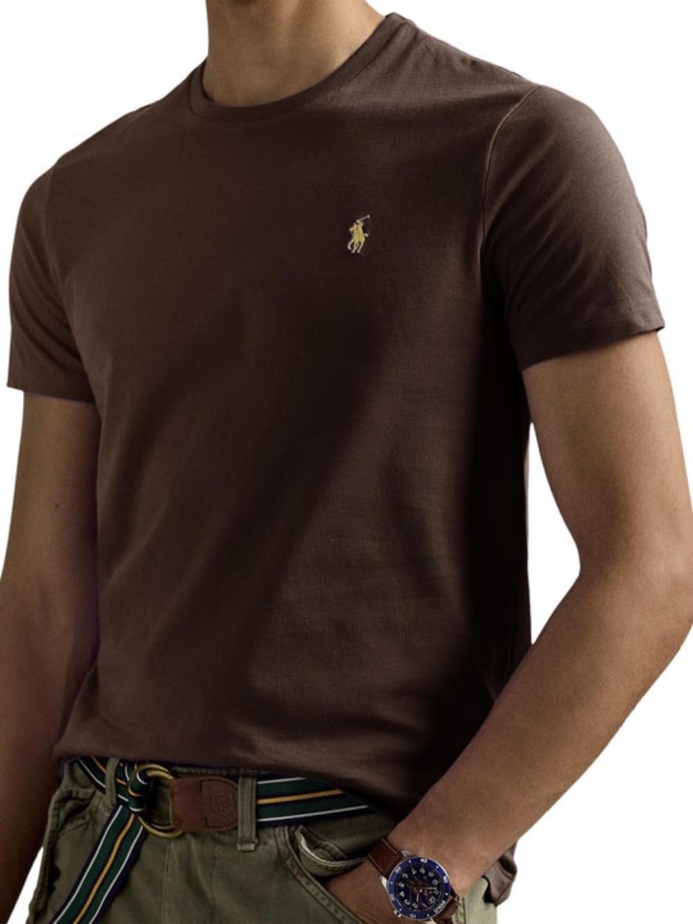 T-shirt in cotone mezza manica 710671438 446 RALPH LAUREN