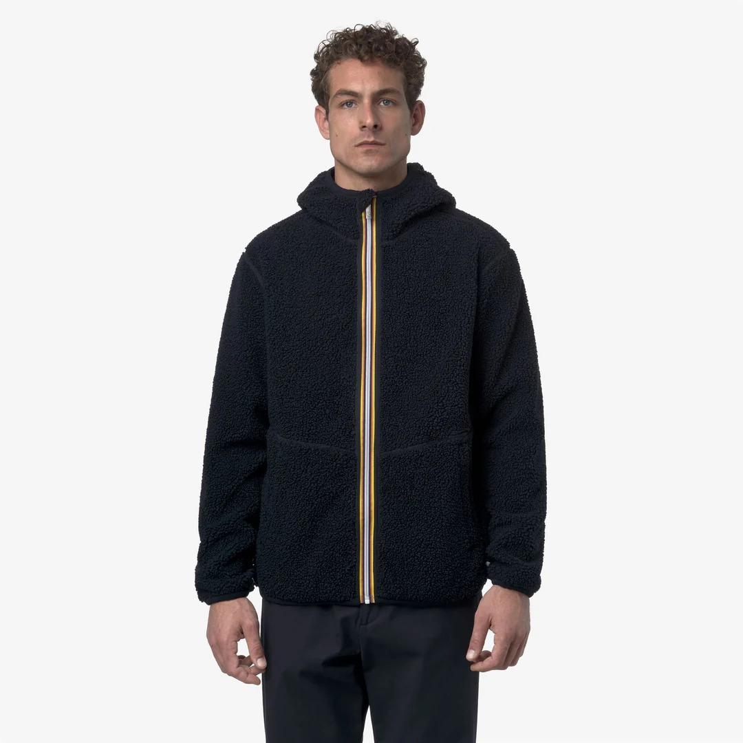 JACK SHERPA POLAR REVERSIBLE<BR/>BLUE DEPTH-BLUE DEPTH<BR/>Giacca in pile reversibile blu K3132NW A2B K-WAY