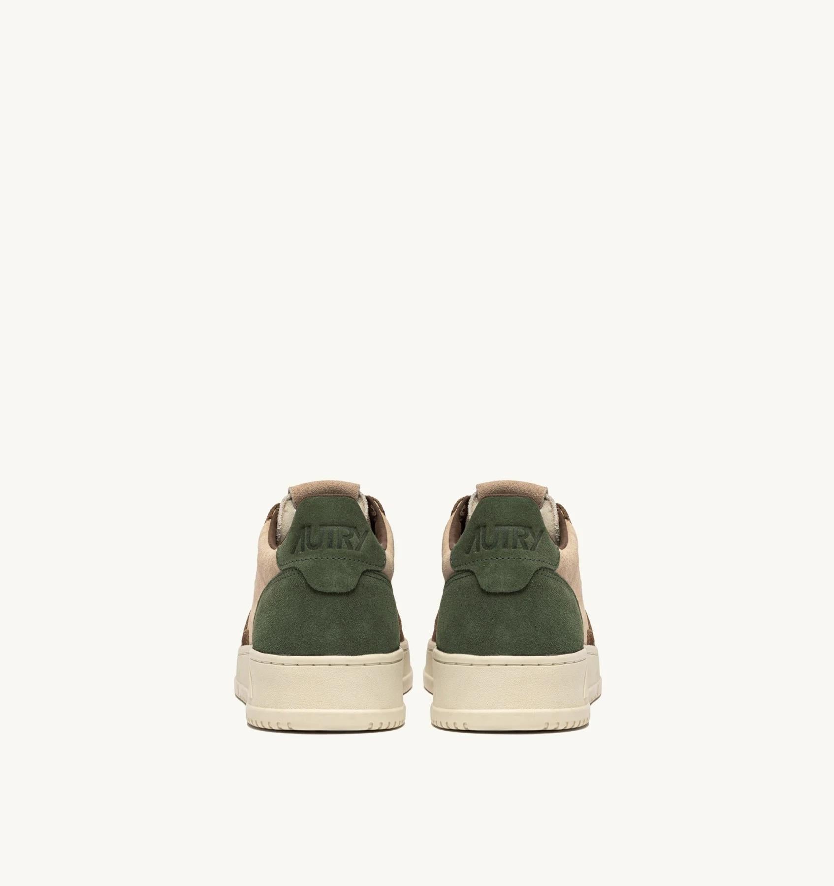 SNEAKERS MEDALIST LOW TRICOLOR IN SUEDE LAND E CAPPERO AULM TS17 AUTRY ACTION SHOES