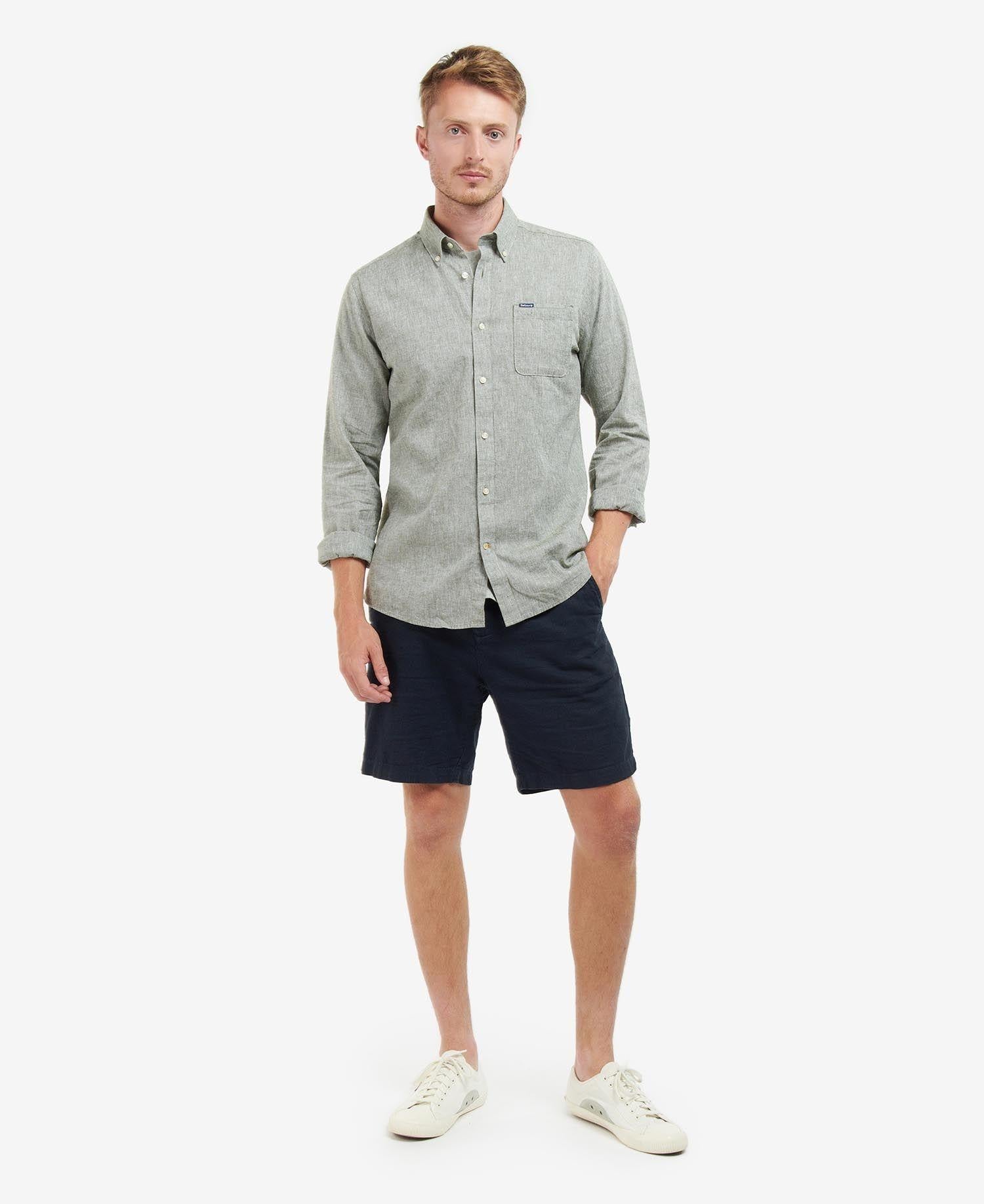 Camicia sartoriale Nelson in misto lino