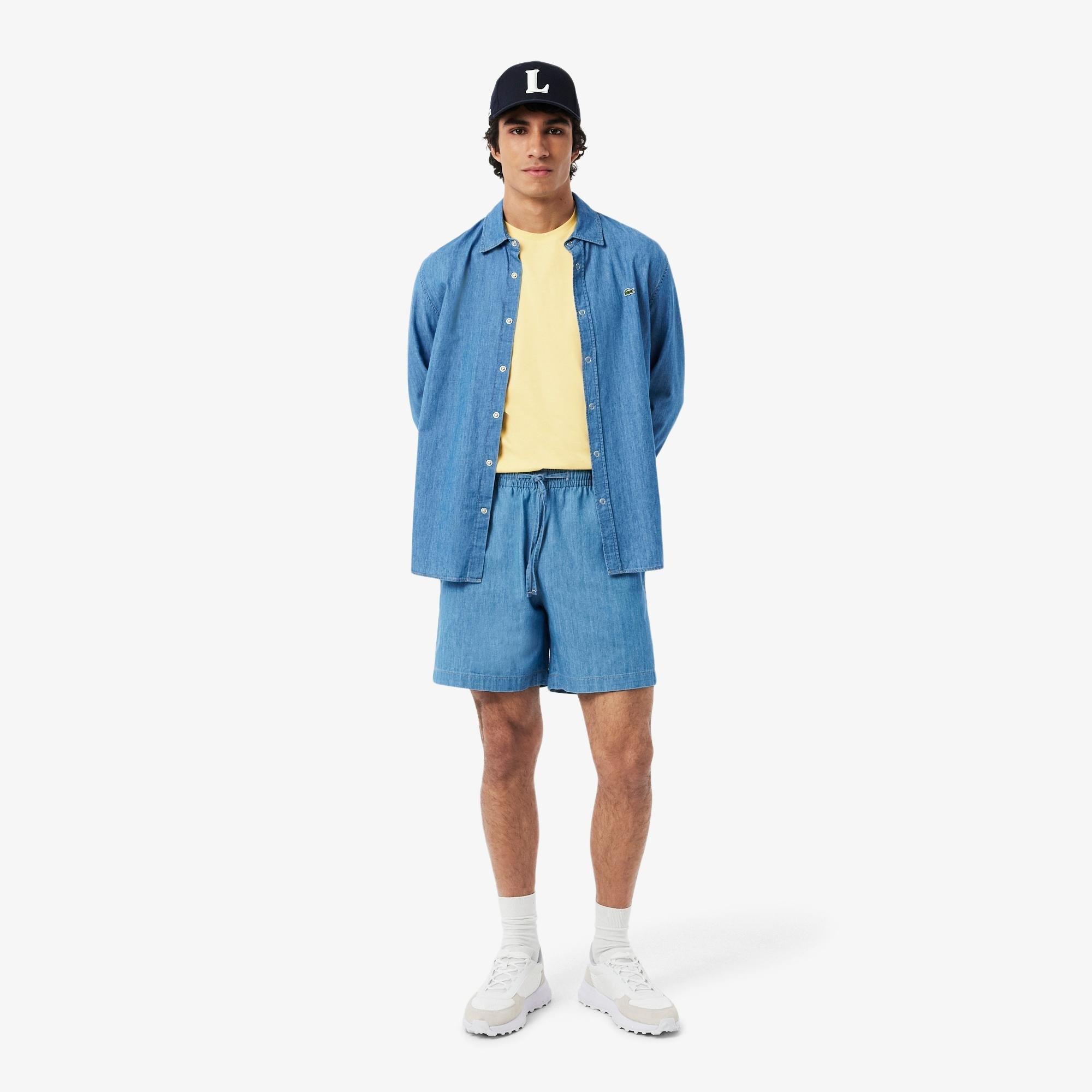 T-shirt in cotone Pima TH6709 107 LACOSTE