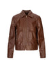 Giacca Nepet In Pelle Marrone