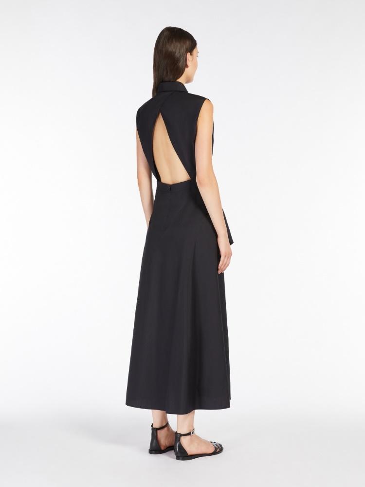 Abito A-line in popeline<BR/> KERAS 004 MAX MARA STUDIO