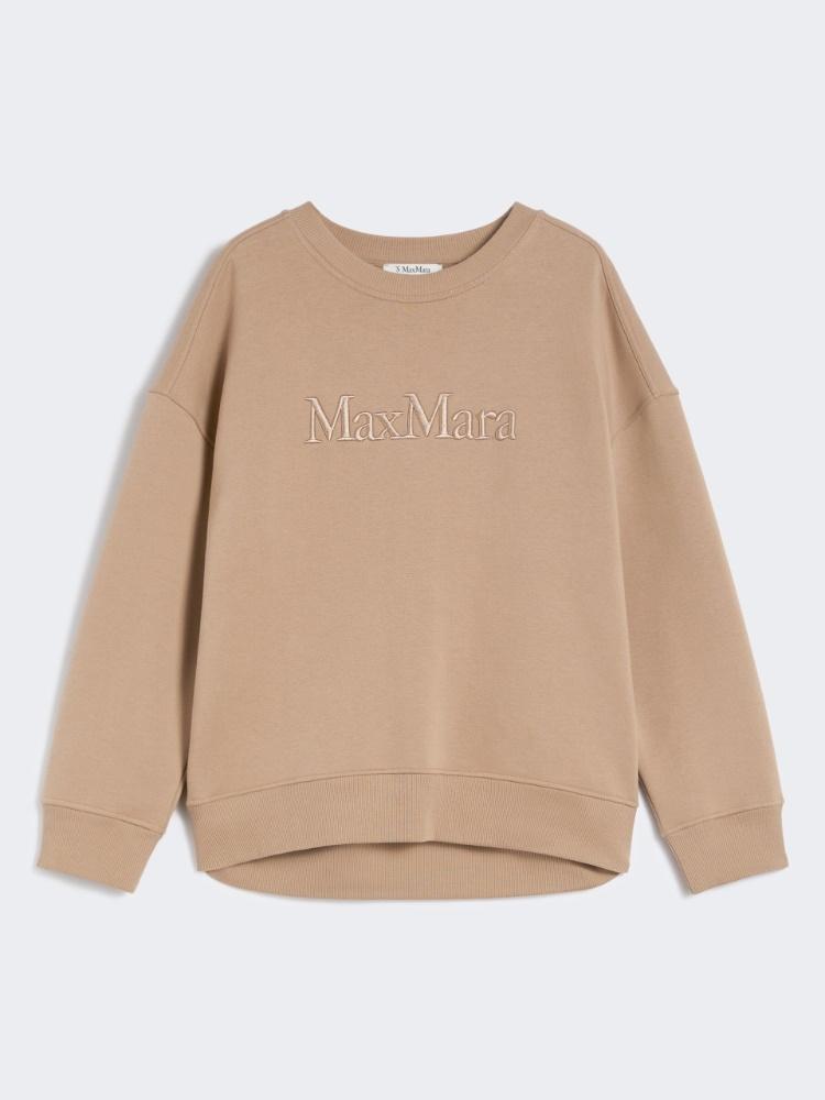 Felpa in cotone con logo MONZA 002 S MAX MARA