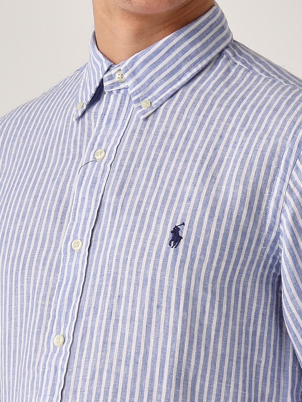 Camicia uomo custom fit in lino