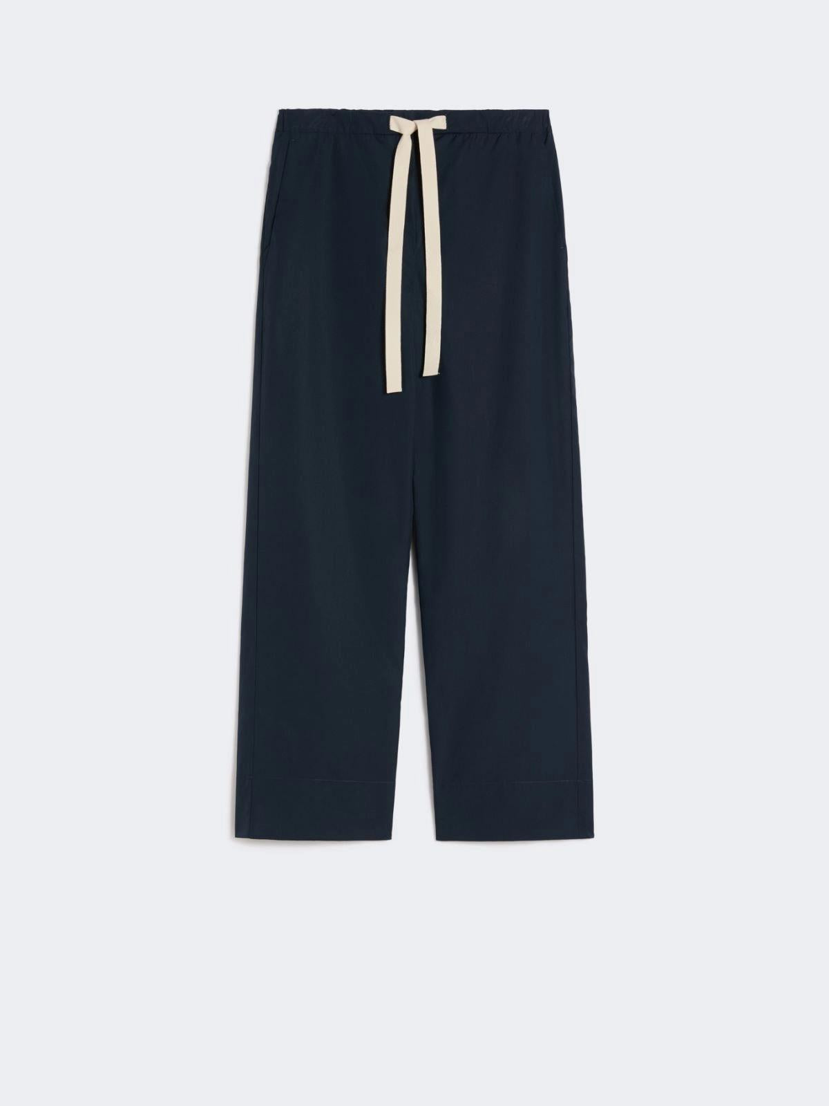 SMMARGENTO<BR/>Pantalone coulisse in cotone - Blu notte<BR/> SMMARGENTO 005 S MAX MARA 2