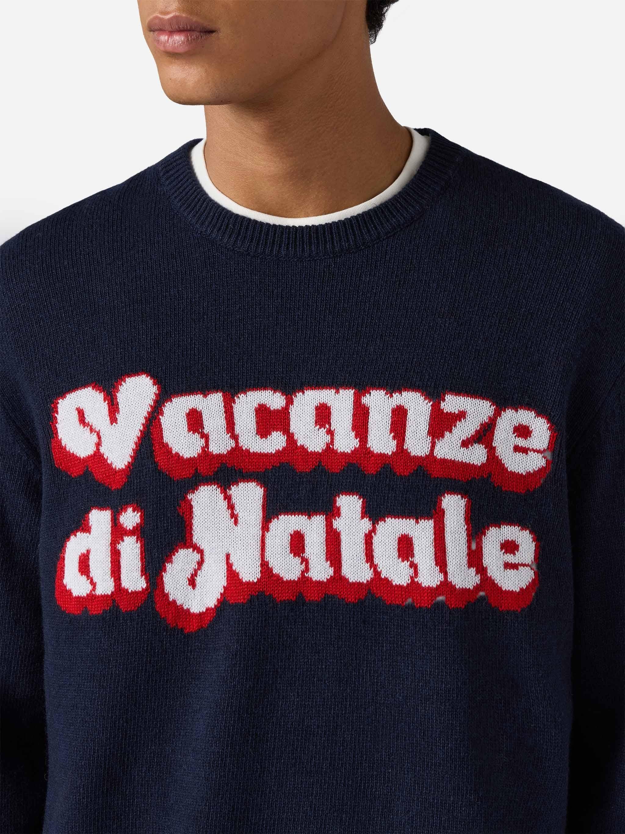 Maglione Heron con jacquard Vacanze di Natale HER0001 00013I MC2 SAINT BARTH