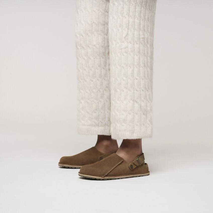 Lutry Premium<BR/>Pelle scamosciata - Dark Tea 1030235LUTRY DARK TEA BIRKENSTOCK