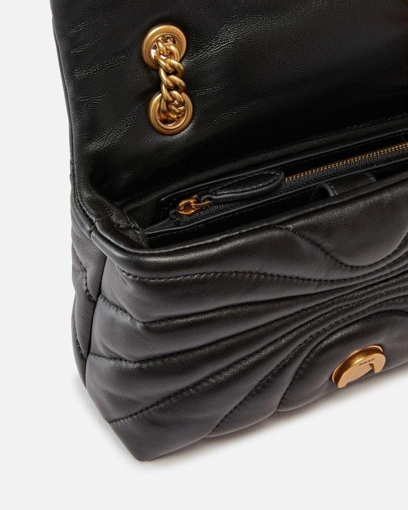 Mini borsa Love Bag Puff Butterfly a tracolla in nappa 100039A1EX Z99Q PINKO