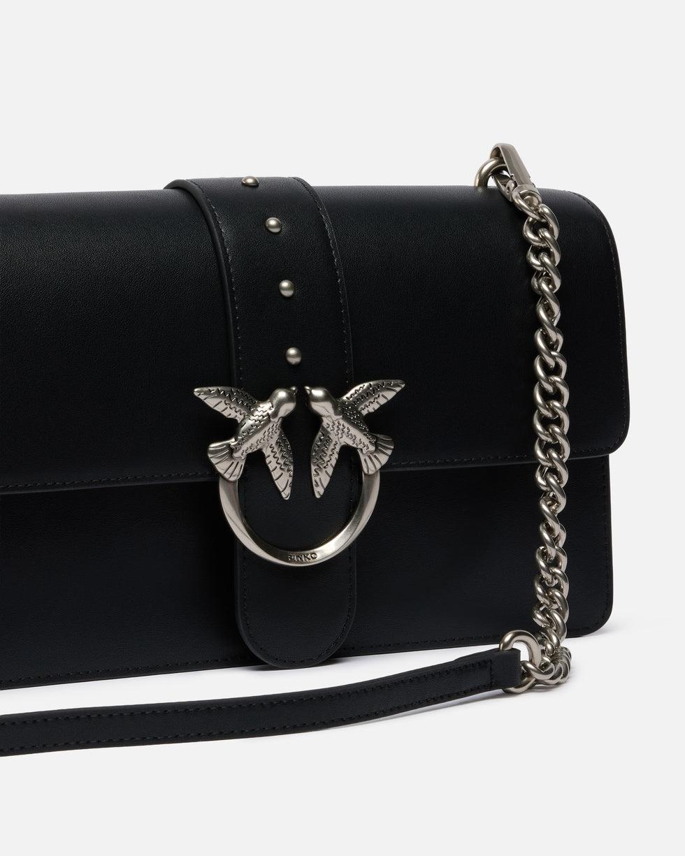 Borsa a mano media Love Bag One in pelle<BR/> 105857A0F1 Z99O PINKO