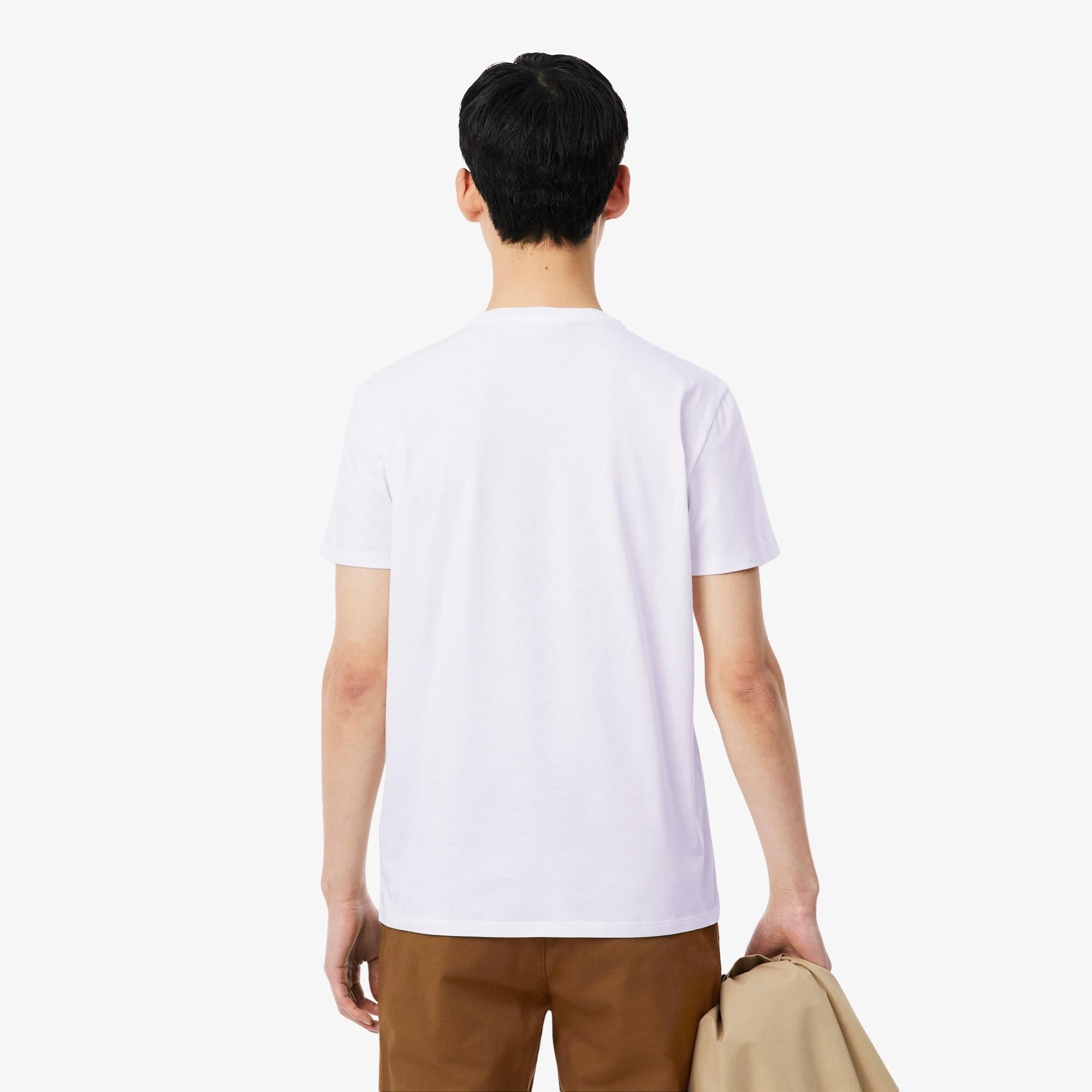 T-shirt in cotone Pima TH6709 001 LACOSTE