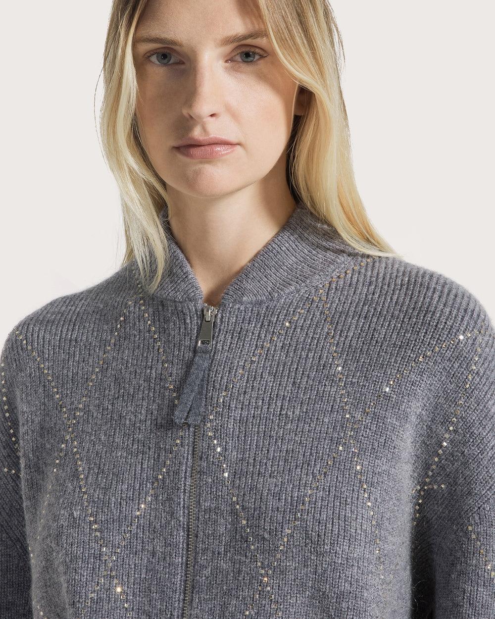 Giubbino in lana mohair MT3906910754 944 SEVENTY